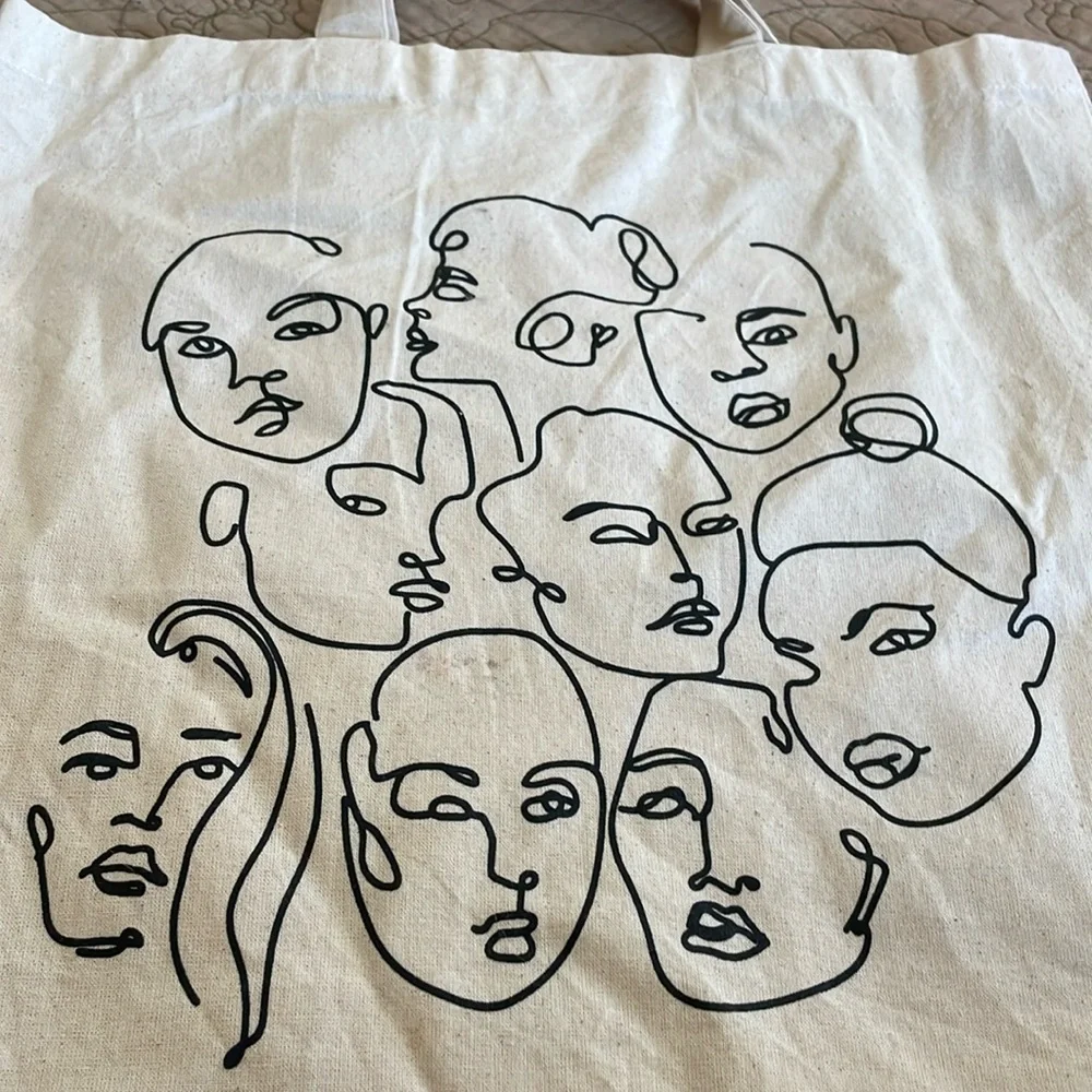 Unique light canvas bag - Picture 1 of 4